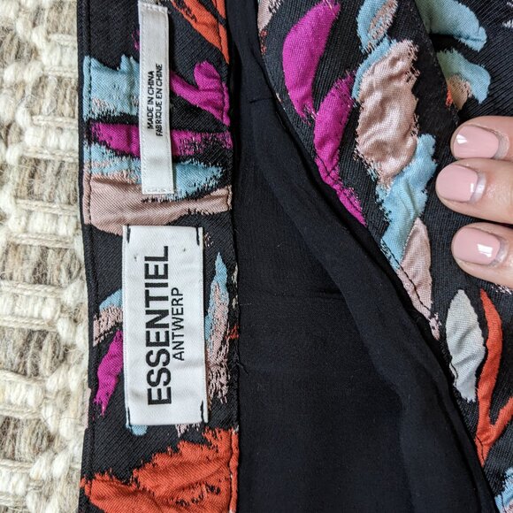 Essentiel Antwerp Clo Floral Jacquard Mini Skirt - Size 40 - EUC - Picture 4 of 5